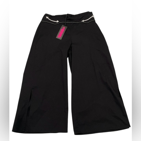 Rock & Roll Cowgirl Black Wide Leg Pants - Picture 1 of 4